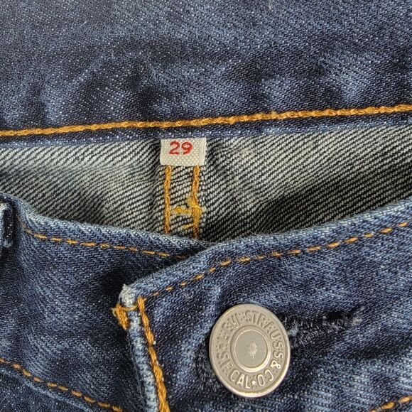 LEVI'S Kick Flare Ocean Spray Indigo Jeans Size 29 - Picture 5 of 8